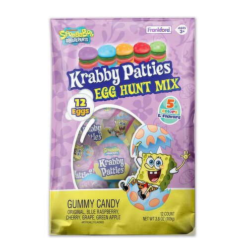 Krabby Patty Gummy Egg Hunt